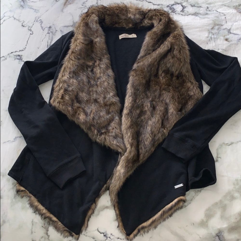 Fur lined sweater
